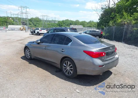 2014 Infiniti Q50 Premium z USA, uszkodzony, nr VIN JN1BV7AR5EM684966